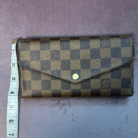 Louis Vuitton Damier Ebene Canvas Long Wallet - Picture 13 of 13